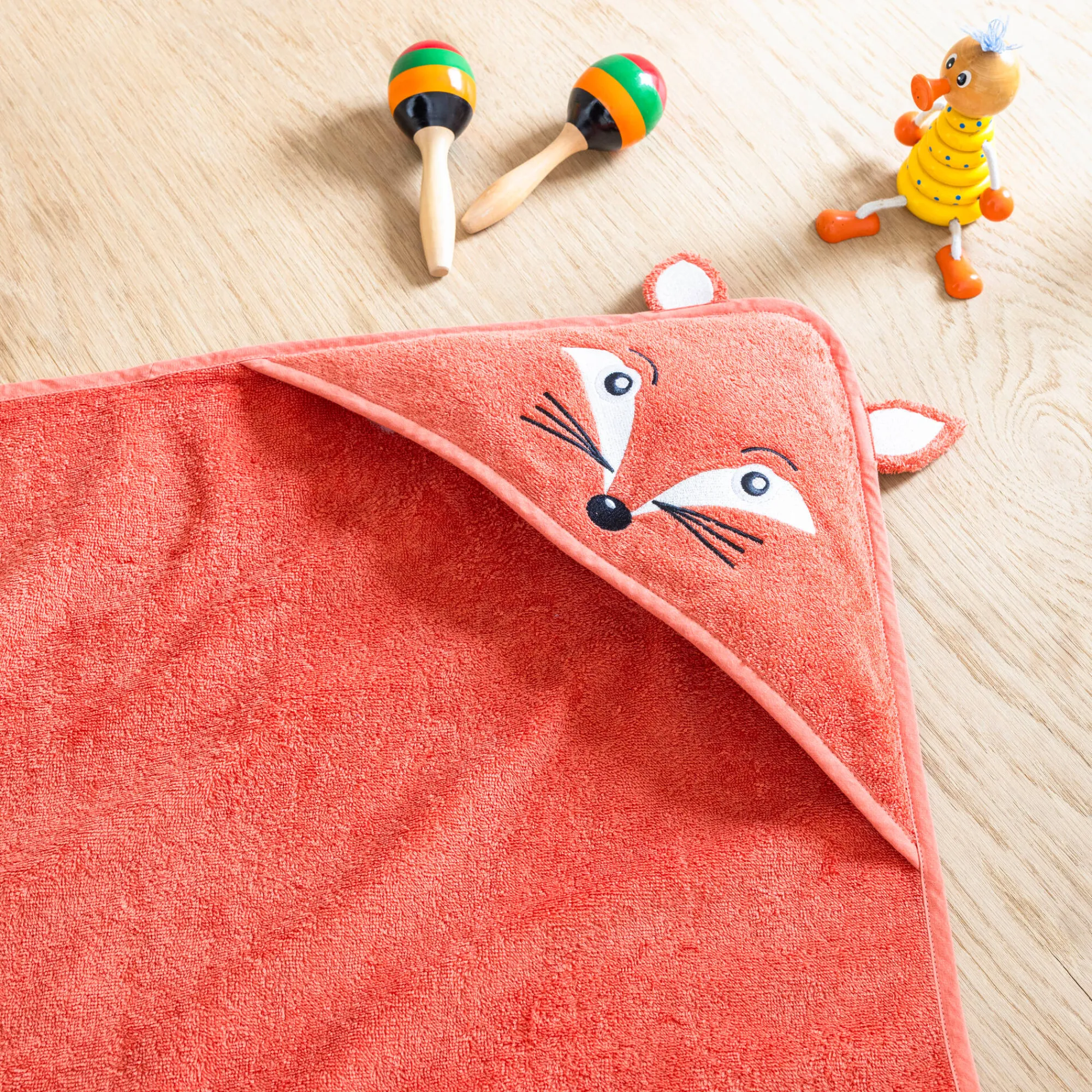Badjas|Handdoek En Badlaken Kids<Colombine des petits Vos babybadcape saffraangeel