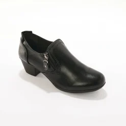 Derby's En Mocassins|Schoenen<Blancheporte Wandelschoenen met rits - comfortabele breedte zwart
