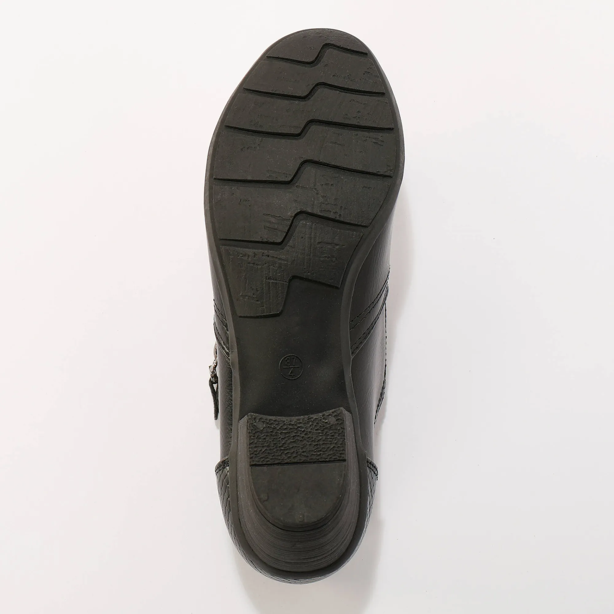 Derby's En Mocassins|Schoenen<Blancheporte Wandelschoenen met rits - comfortabele breedte zwart