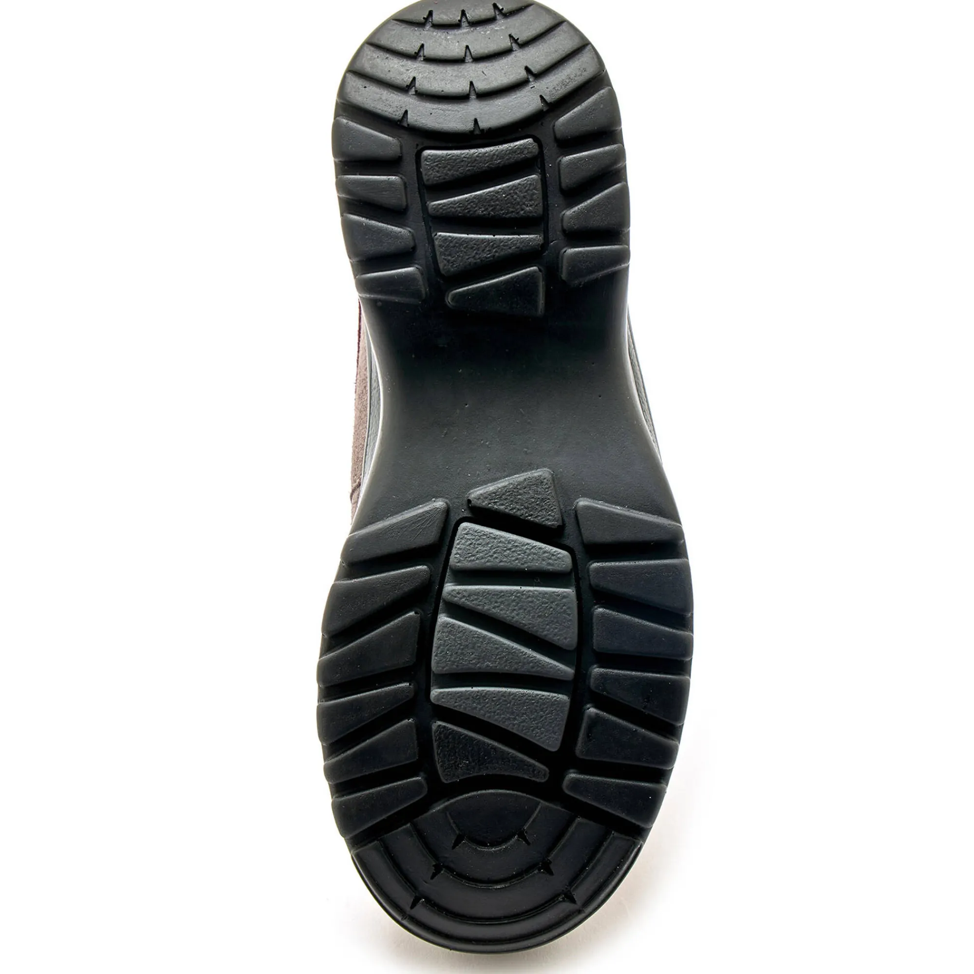 Baskets En Sneakers|Schoenen<PédiConfort Wandelsneakers met rits en veters, breed model in leer grijs / roze