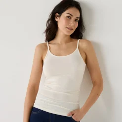 Thermisch Ondergoed<Blancheporte Warm topje met 'tweede huid'-effect ivoorkleur