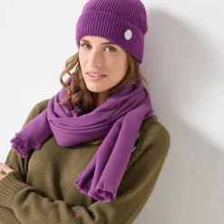 Accessoires En Juwelen<Blancheporte Warme sjaal violine