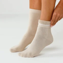 Panty’s, Kniekousen En Sokken<Blancheporte Warme, volledig gevoerde sokken - set van 2 paar ecru + beige