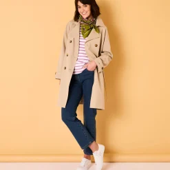 Jas En Mantel<Blancheporte Waterafstotende trenchcoat met verwijderbare ceintuur beige