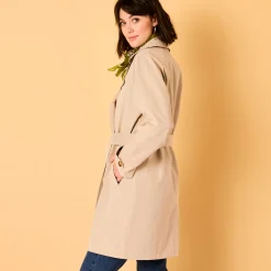 Jas En Mantel<Blancheporte Waterafstotende trenchcoat met verwijderbare ceintuur beige
