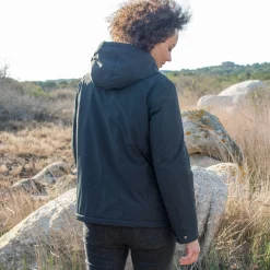 Parka En Donsjas<Blancheporte Waterdichte parka met rits en kap zwart