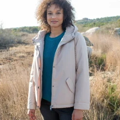 Parka En Donsjas<Blancheporte Waterdichte parka met rits en kap beige