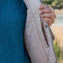 Parka En Donsjas<Blancheporte Waterdichte parka met rits en kap beige
