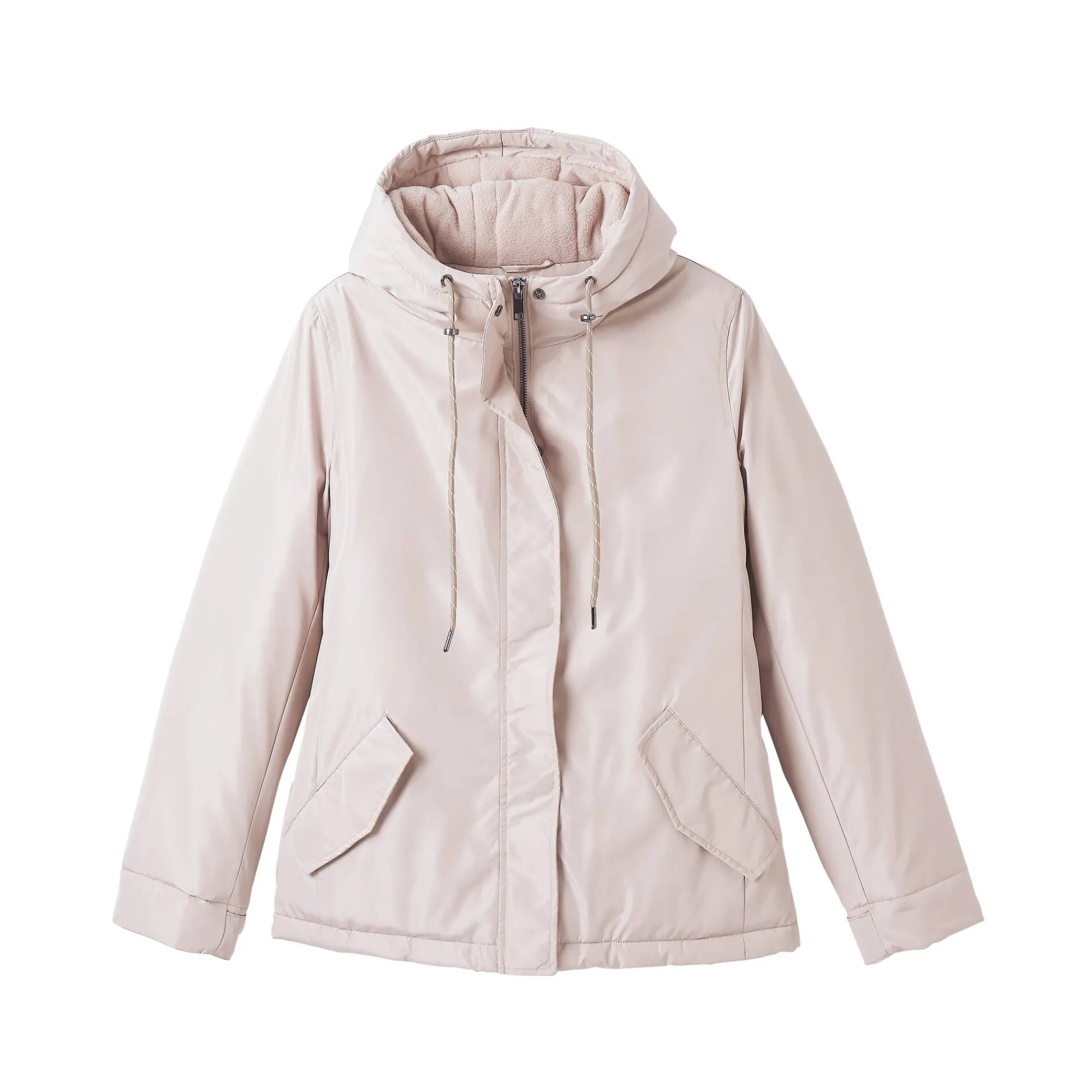 Parka En Donsjas<Blancheporte Waterdichte parka met rits en kap beige