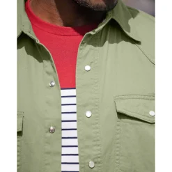 T-Shirt, Hemd En Polo<Blancheporte Western' hemd in jeans kaki