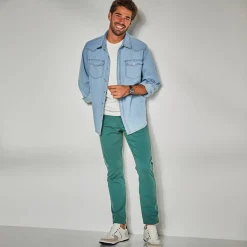 T-Shirt, Hemd En Polo<Blancheporte Western' hemd in jeans bleached