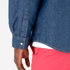 T-Shirt, Hemd En Polo<Blancheporte Western' hemd in jeans stone