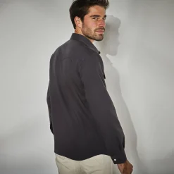 Feestoutfits Heren|T-Shirt, Hemd En Polo<Blancheporte Western' hemd in jeans antraciet