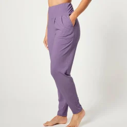 Broek<Blancheporte Yogabroek in tricot met comfortabel model mauve
