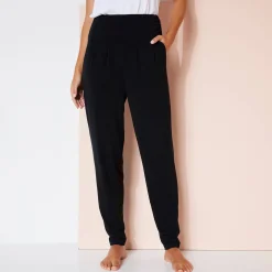 Broek<Blancheporte Yogabroek in tricot met comfortabel model zwart
