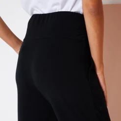 Broek<Blancheporte Yogabroek in tricot met comfortabel model zwart