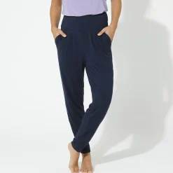 Broek<Blancheporte Yogabroek in tricot met comfortabel model marine